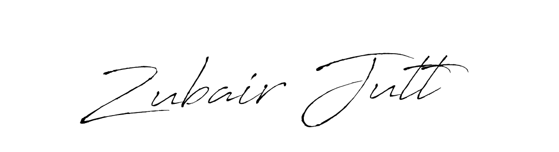 How to make Zubair Jutt signature? Antro_Vectra is a professional autograph style. Create handwritten signature for Zubair Jutt name. Zubair Jutt signature style 6 images and pictures png