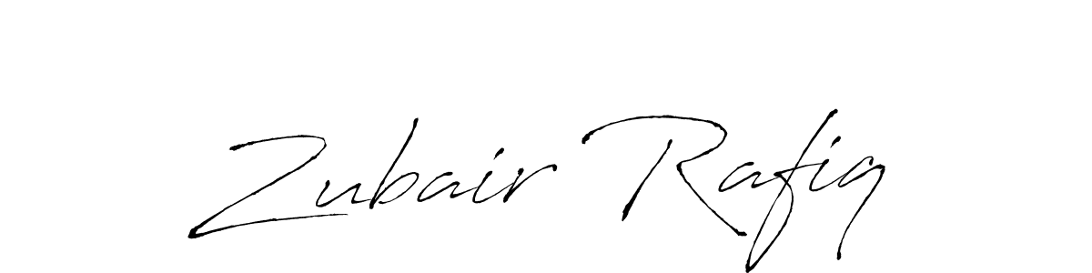 Make a beautiful signature design for name Zubair Rafiq. With this signature (Antro_Vectra) style, you can create a handwritten signature for free. Zubair Rafiq signature style 6 images and pictures png