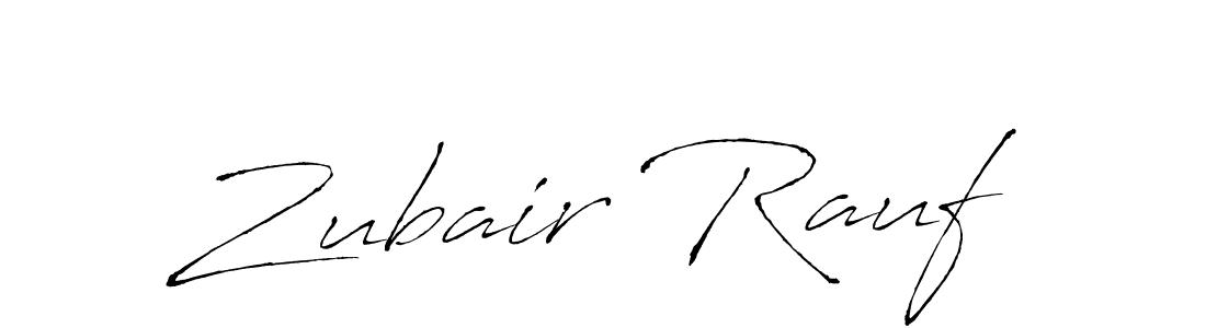 How to make Zubair Rauf signature? Antro_Vectra is a professional autograph style. Create handwritten signature for Zubair Rauf name. Zubair Rauf signature style 6 images and pictures png