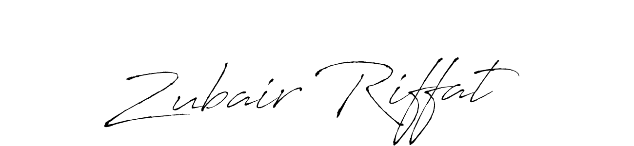 The best way (Antro_Vectra) to make a short signature is to pick only two or three words in your name. The name Zubair Riffat include a total of six letters. For converting this name. Zubair Riffat signature style 6 images and pictures png