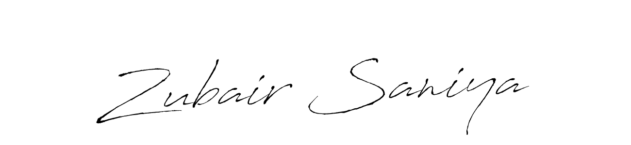 Antro_Vectra is a professional signature style that is perfect for those who want to add a touch of class to their signature. It is also a great choice for those who want to make their signature more unique. Get Zubair Saniya name to fancy signature for free. Zubair Saniya signature style 6 images and pictures png