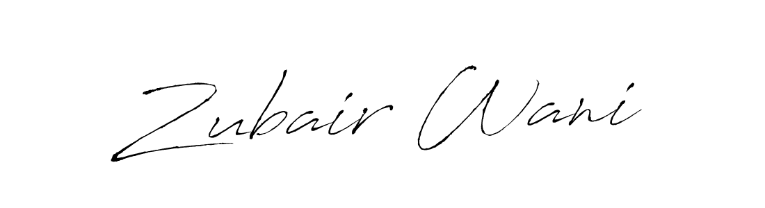 Also we have Zubair Wani name is the best signature style. Create professional handwritten signature collection using Antro_Vectra autograph style. Zubair Wani signature style 6 images and pictures png