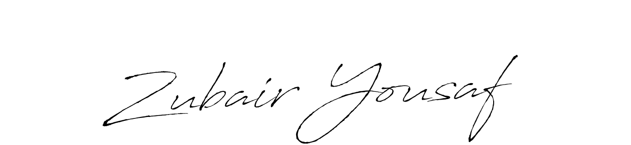 Use a signature maker to create a handwritten signature online. With this signature software, you can design (Antro_Vectra) your own signature for name Zubair Yousaf. Zubair Yousaf signature style 6 images and pictures png