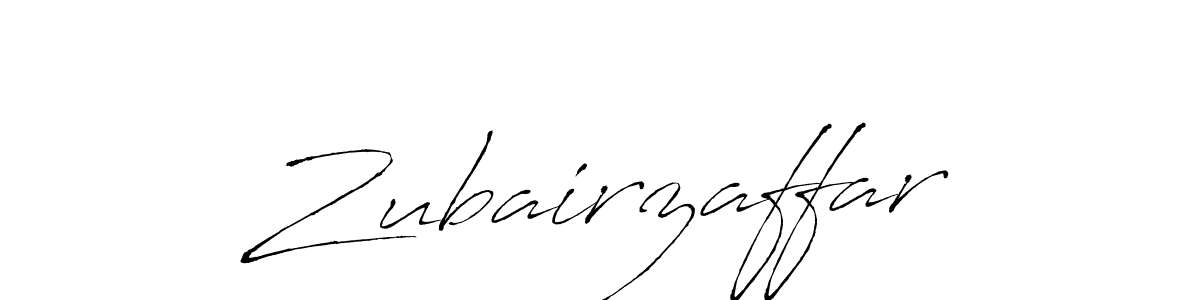 Zubairzaffar stylish signature style. Best Handwritten Sign (Antro_Vectra) for my name. Handwritten Signature Collection Ideas for my name Zubairzaffar. Zubairzaffar signature style 6 images and pictures png