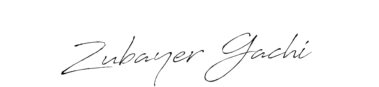 How to make Zubayer Gachi name signature. Use Antro_Vectra style for creating short signs online. This is the latest handwritten sign. Zubayer Gachi signature style 6 images and pictures png