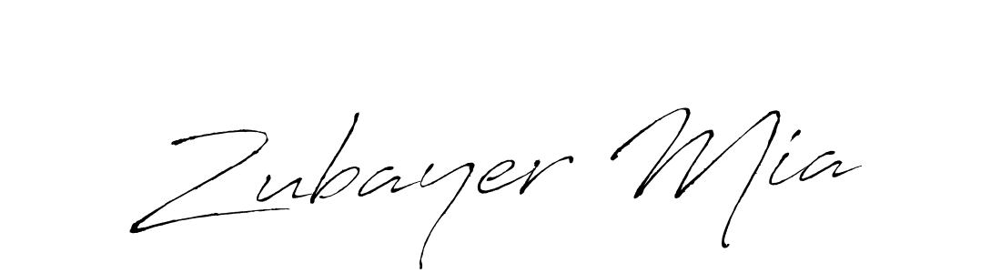 Create a beautiful signature design for name Zubayer Mia. With this signature (Antro_Vectra) fonts, you can make a handwritten signature for free. Zubayer Mia signature style 6 images and pictures png