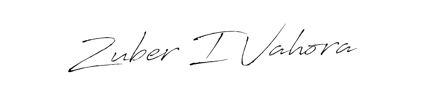 Best and Professional Signature Style for Zuber I Vahora. Antro_Vectra Best Signature Style Collection. Zuber I Vahora signature style 6 images and pictures png