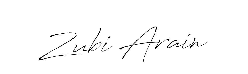 Best and Professional Signature Style for Zubi Arain. Antro_Vectra Best Signature Style Collection. Zubi Arain signature style 6 images and pictures png
