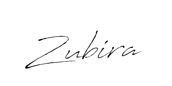 Use a signature maker to create a handwritten signature online. With this signature software, you can design (Antro_Vectra) your own signature for name Zubira. Zubira signature style 6 images and pictures png