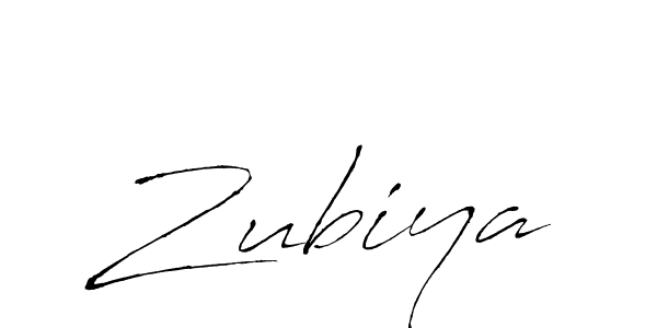 Design your own signature with our free online signature maker. With this signature software, you can create a handwritten (Antro_Vectra) signature for name Zubiya. Zubiya signature style 6 images and pictures png