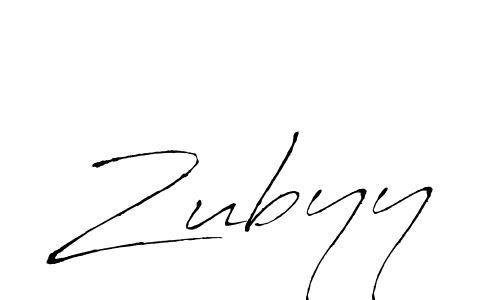Design your own signature with our free online signature maker. With this signature software, you can create a handwritten (Antro_Vectra) signature for name Zubyy. Zubyy signature style 6 images and pictures png