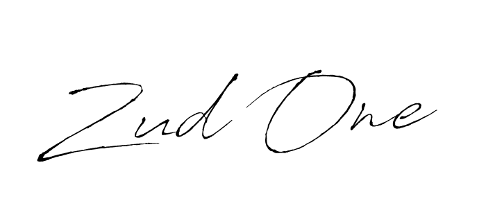 How to make Zud One name signature. Use Antro_Vectra style for creating short signs online. This is the latest handwritten sign. Zud One signature style 6 images and pictures png