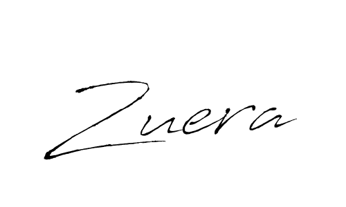 Make a beautiful signature design for name Zuera. With this signature (Antro_Vectra) style, you can create a handwritten signature for free. Zuera signature style 6 images and pictures png