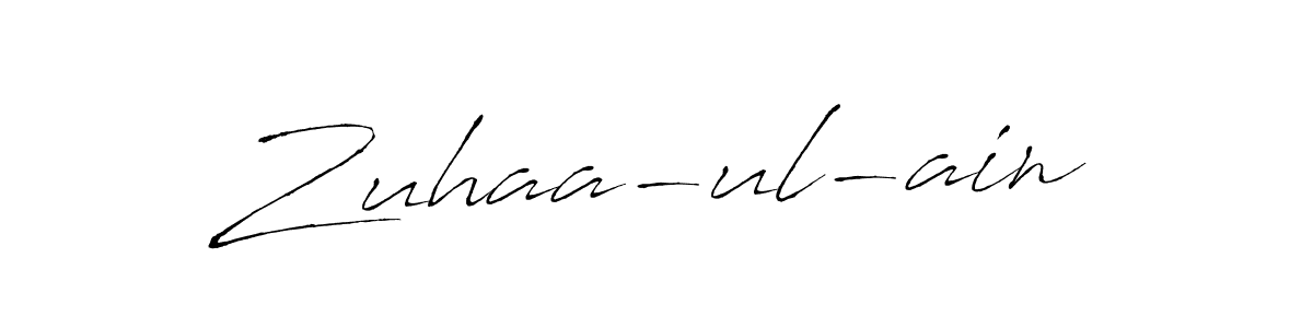 Zuhaa-ul-ain stylish signature style. Best Handwritten Sign (Antro_Vectra) for my name. Handwritten Signature Collection Ideas for my name Zuhaa-ul-ain. Zuhaa-ul-ain signature style 6 images and pictures png