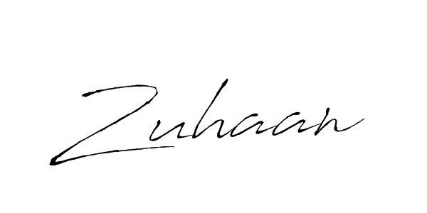 Zuhaan stylish signature style. Best Handwritten Sign (Antro_Vectra) for my name. Handwritten Signature Collection Ideas for my name Zuhaan. Zuhaan signature style 6 images and pictures png