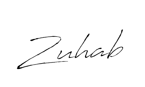 Similarly Antro_Vectra is the best handwritten signature design. Signature creator online .You can use it as an online autograph creator for name Zuhab. Zuhab signature style 6 images and pictures png