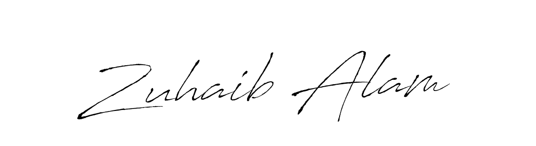 Make a beautiful signature design for name Zuhaib Alam. Use this online signature maker to create a handwritten signature for free. Zuhaib Alam signature style 6 images and pictures png