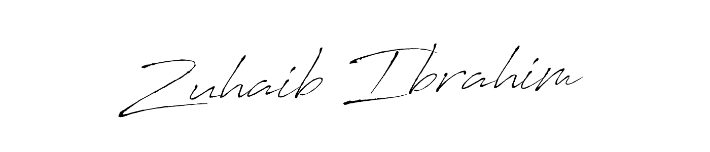 Antro_Vectra is a professional signature style that is perfect for those who want to add a touch of class to their signature. It is also a great choice for those who want to make their signature more unique. Get Zuhaib Ibrahim name to fancy signature for free. Zuhaib Ibrahim signature style 6 images and pictures png