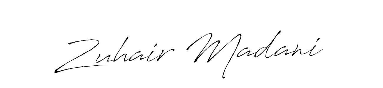 It looks lik you need a new signature style for name Zuhair Madani. Design unique handwritten (Antro_Vectra) signature with our free signature maker in just a few clicks. Zuhair Madani signature style 6 images and pictures png