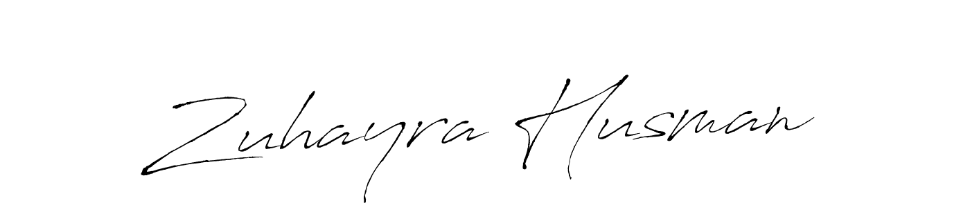 How to make Zuhayra Husman signature? Antro_Vectra is a professional autograph style. Create handwritten signature for Zuhayra Husman name. Zuhayra Husman signature style 6 images and pictures png