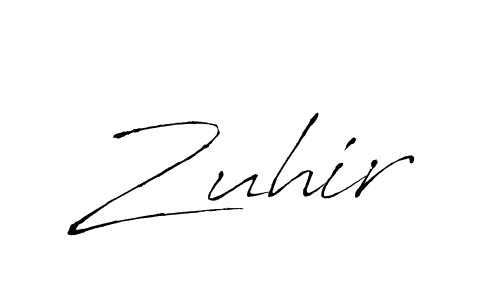 You should practise on your own different ways (Antro_Vectra) to write your name (Zuhir) in signature. don't let someone else do it for you. Zuhir signature style 6 images and pictures png