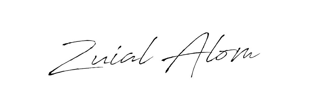 Antro_Vectra is a professional signature style that is perfect for those who want to add a touch of class to their signature. It is also a great choice for those who want to make their signature more unique. Get Zuial Alom name to fancy signature for free. Zuial Alom signature style 6 images and pictures png