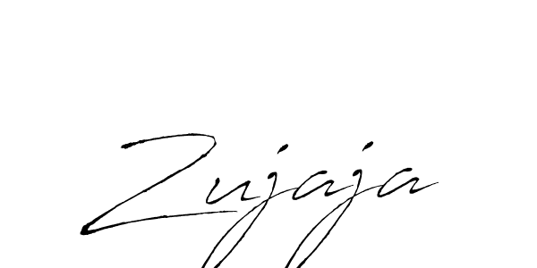 Create a beautiful signature design for name Zujaja. With this signature (Antro_Vectra) fonts, you can make a handwritten signature for free. Zujaja signature style 6 images and pictures png