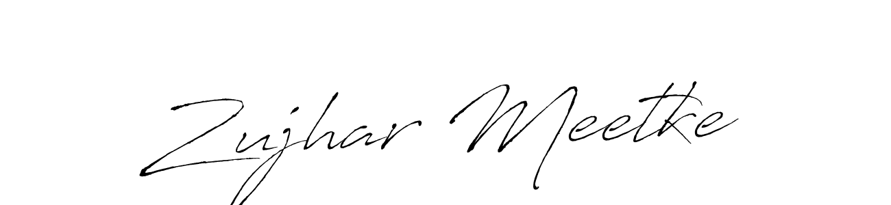 Also You can easily find your signature by using the search form. We will create Zujhar Meetke name handwritten signature images for you free of cost using Antro_Vectra sign style. Zujhar Meetke signature style 6 images and pictures png