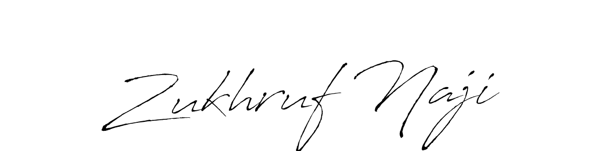 The best way (Antro_Vectra) to make a short signature is to pick only two or three words in your name. The name Zukhruf Naji include a total of six letters. For converting this name. Zukhruf Naji signature style 6 images and pictures png