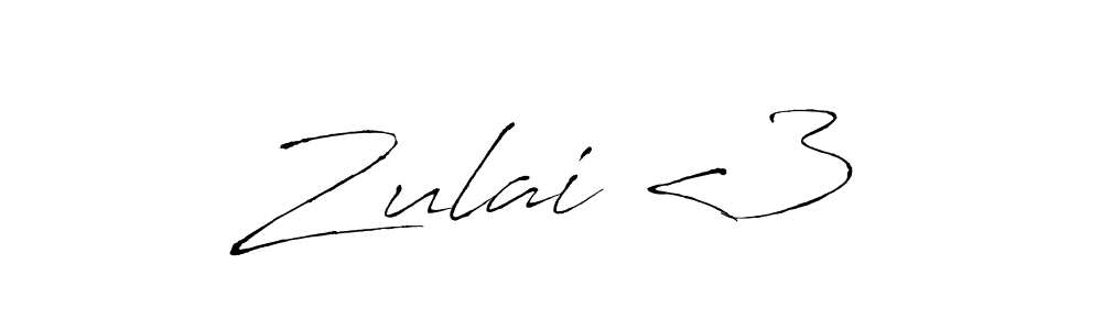 How to make Zulai♡<3 signature? Antro_Vectra is a professional autograph style. Create handwritten signature for Zulai♡<3 name. Zulai♡<3 signature style 6 images and pictures png