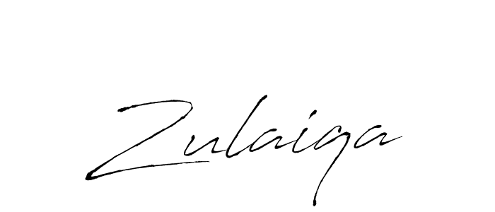 How to make Zulaiqa name signature. Use Antro_Vectra style for creating short signs online. This is the latest handwritten sign. Zulaiqa signature style 6 images and pictures png