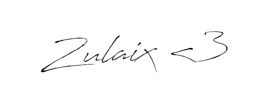 if you are searching for the best signature style for your name Zulaix^<3. so please give up your signature search. here we have designed multiple signature styles  using Antro_Vectra. Zulaix^<3 signature style 6 images and pictures png