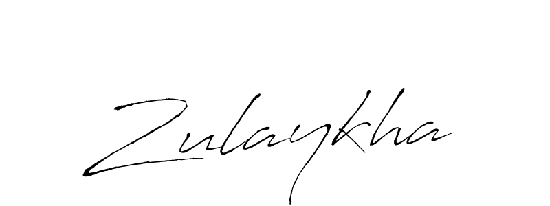 Make a beautiful signature design for name Zulaykha. With this signature (Antro_Vectra) style, you can create a handwritten signature for free. Zulaykha signature style 6 images and pictures png