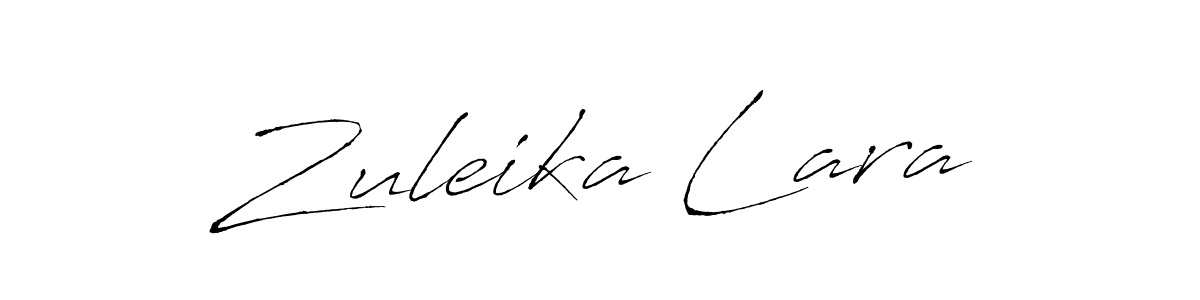 Also You can easily find your signature by using the search form. We will create Zuleika Lara name handwritten signature images for you free of cost using Antro_Vectra sign style. Zuleika Lara signature style 6 images and pictures png