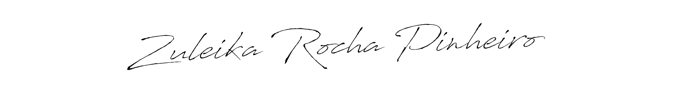 How to make Zuleika Rocha Pinheiro signature? Antro_Vectra is a professional autograph style. Create handwritten signature for Zuleika Rocha Pinheiro name. Zuleika Rocha Pinheiro signature style 6 images and pictures png