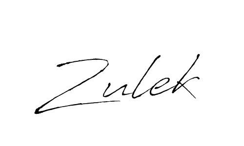 Create a beautiful signature design for name Zulek. With this signature (Antro_Vectra) fonts, you can make a handwritten signature for free. Zulek signature style 6 images and pictures png