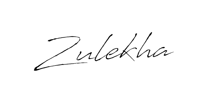 Use a signature maker to create a handwritten signature online. With this signature software, you can design (Antro_Vectra) your own signature for name Zulekha. Zulekha signature style 6 images and pictures png