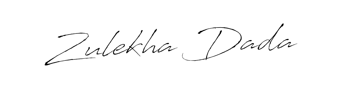 Create a beautiful signature design for name Zulekha Dada. With this signature (Antro_Vectra) fonts, you can make a handwritten signature for free. Zulekha Dada signature style 6 images and pictures png
