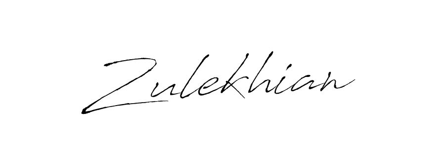 The best way (Antro_Vectra) to make a short signature is to pick only two or three words in your name. The name Zulekhian include a total of six letters. For converting this name. Zulekhian signature style 6 images and pictures png