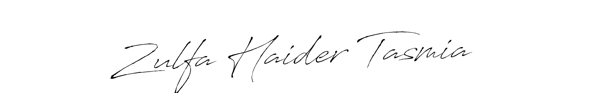 Use a signature maker to create a handwritten signature online. With this signature software, you can design (Antro_Vectra) your own signature for name Zulfa Haider Tasmia. Zulfa Haider Tasmia signature style 6 images and pictures png