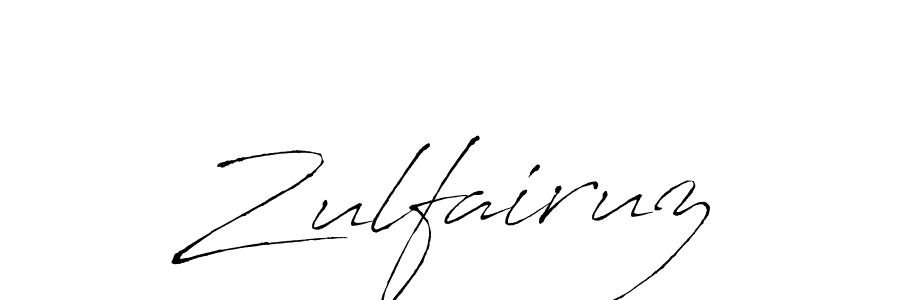 Make a beautiful signature design for name Zulfairuz. Use this online signature maker to create a handwritten signature for free. Zulfairuz signature style 6 images and pictures png