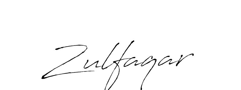Design your own signature with our free online signature maker. With this signature software, you can create a handwritten (Antro_Vectra) signature for name Zulfaqar. Zulfaqar signature style 6 images and pictures png