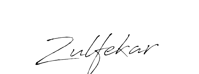 How to make Zulfekar name signature. Use Antro_Vectra style for creating short signs online. This is the latest handwritten sign. Zulfekar signature style 6 images and pictures png