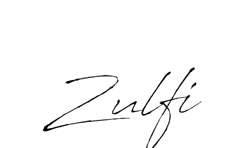 Zulfi stylish signature style. Best Handwritten Sign (Antro_Vectra) for my name. Handwritten Signature Collection Ideas for my name Zulfi. Zulfi signature style 6 images and pictures png