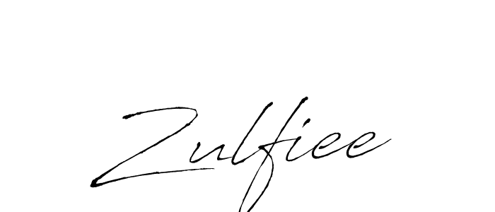 How to make Zulfiee signature? Antro_Vectra is a professional autograph style. Create handwritten signature for Zulfiee name. Zulfiee signature style 6 images and pictures png