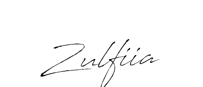 How to make Zulfiia signature? Antro_Vectra is a professional autograph style. Create handwritten signature for Zulfiia name. Zulfiia signature style 6 images and pictures png