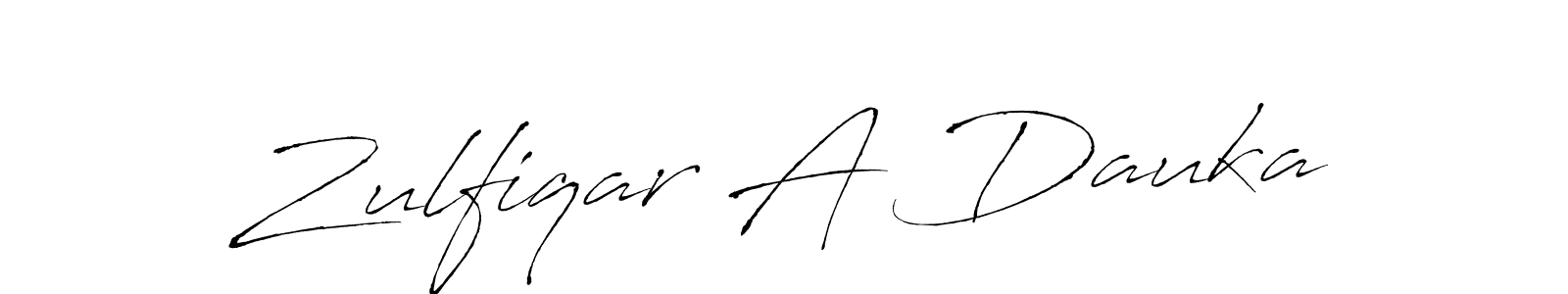 Also we have Zulfiqar A Dauka name is the best signature style. Create professional handwritten signature collection using Antro_Vectra autograph style. Zulfiqar A Dauka signature style 6 images and pictures png
