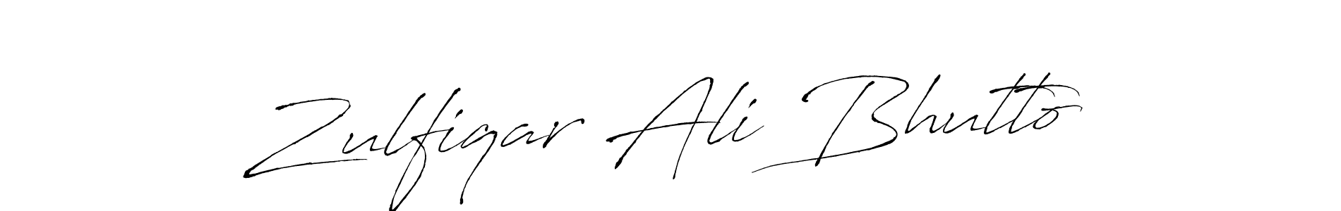 Design your own signature with our free online signature maker. With this signature software, you can create a handwritten (Antro_Vectra) signature for name Zulfiqar Ali Bhutto. Zulfiqar Ali Bhutto signature style 6 images and pictures png