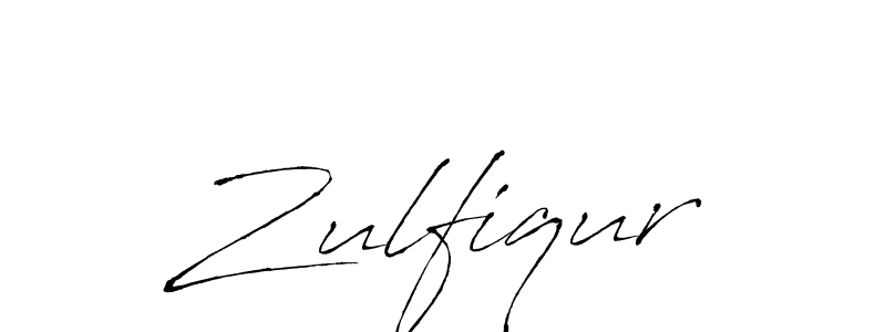 How to make Zulfiqur name signature. Use Antro_Vectra style for creating short signs online. This is the latest handwritten sign. Zulfiqur signature style 6 images and pictures png