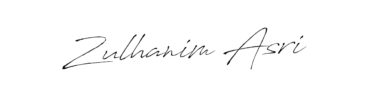 Use a signature maker to create a handwritten signature online. With this signature software, you can design (Antro_Vectra) your own signature for name Zulhanim Asri. Zulhanim Asri signature style 6 images and pictures png